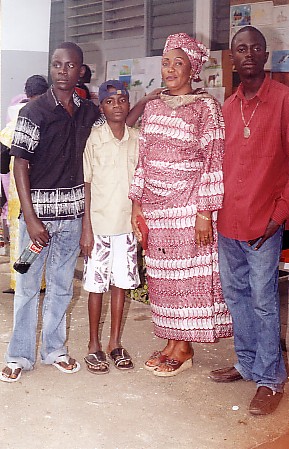 moi ma mere et mes frere